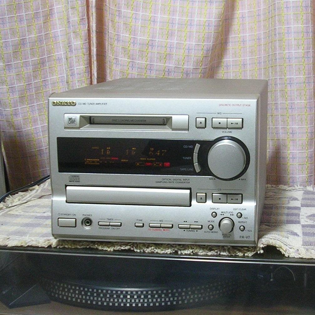 ＜整備品＞ONKYO FR-V7 リモコン付属