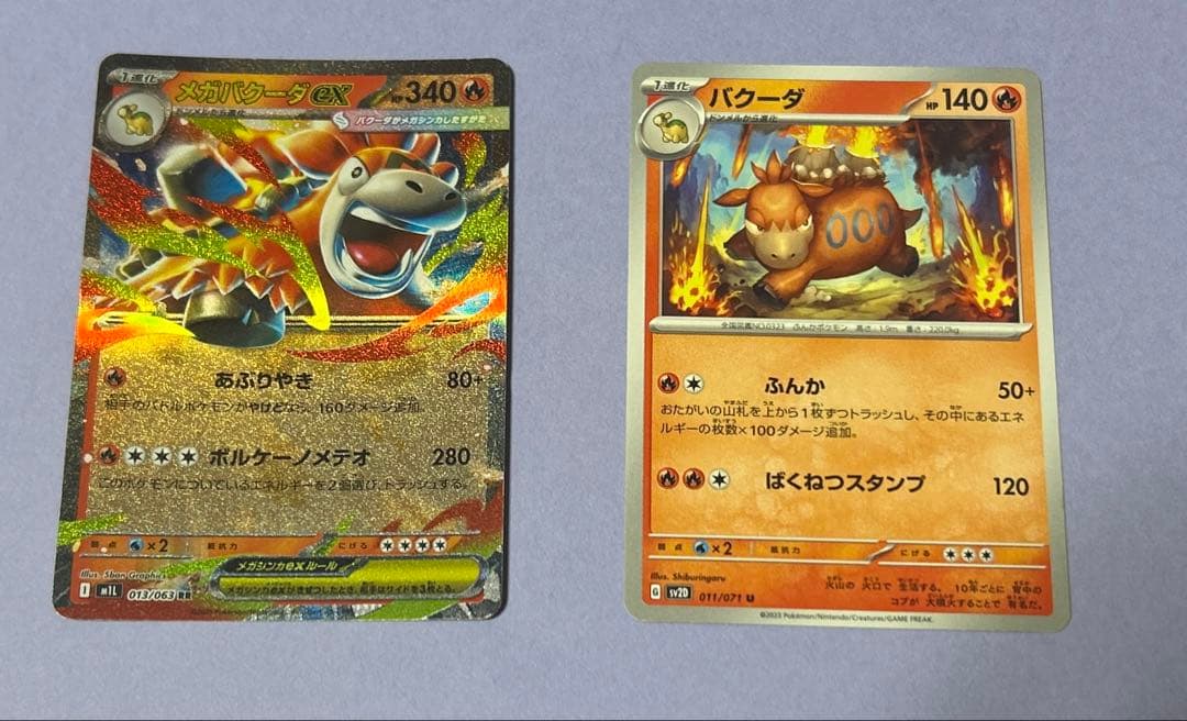 ポケモンカード　ドンメル　バクーダ　メガバクーダex 12枚　BW XY