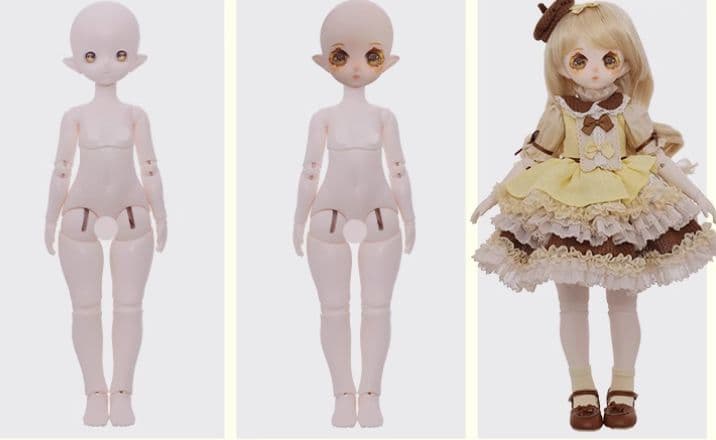 AX117 BJD 1/4 ドール本体 Dicky 球体関節人形 ハンドメイド