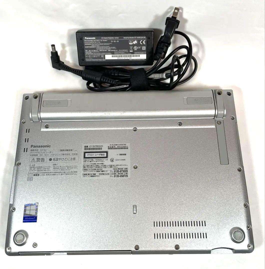 パナソニックレッツノートCF-SV7/SSD256/8 GB/ドライブR146