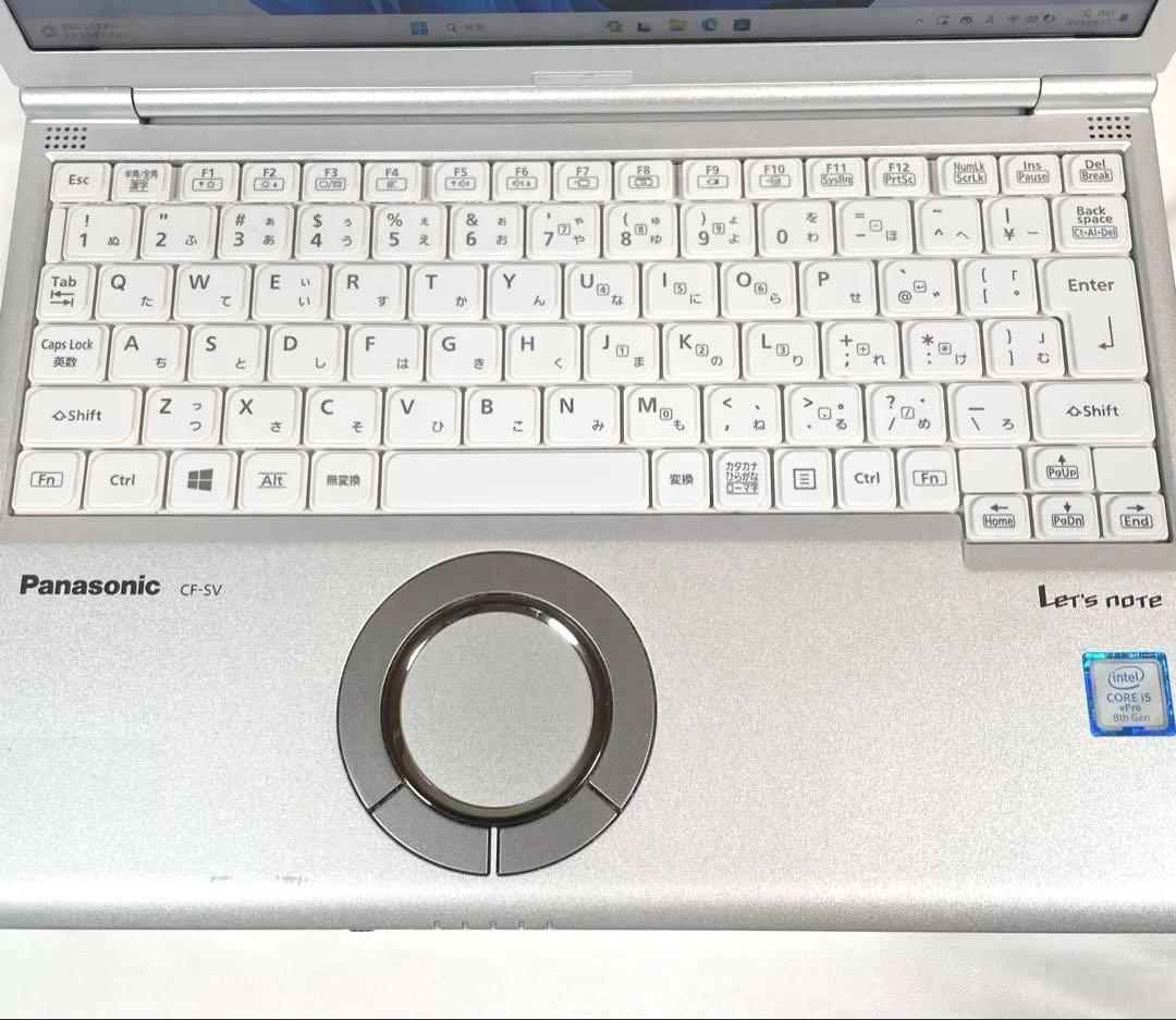 パナソニックレッツノートCF-SV7/SSD256/8 GB/ドライブR146