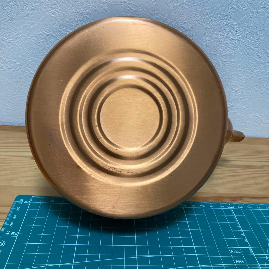 銅製 やかん ケトル 美品　笛無し　ヤカン　1.6リットル〜目安