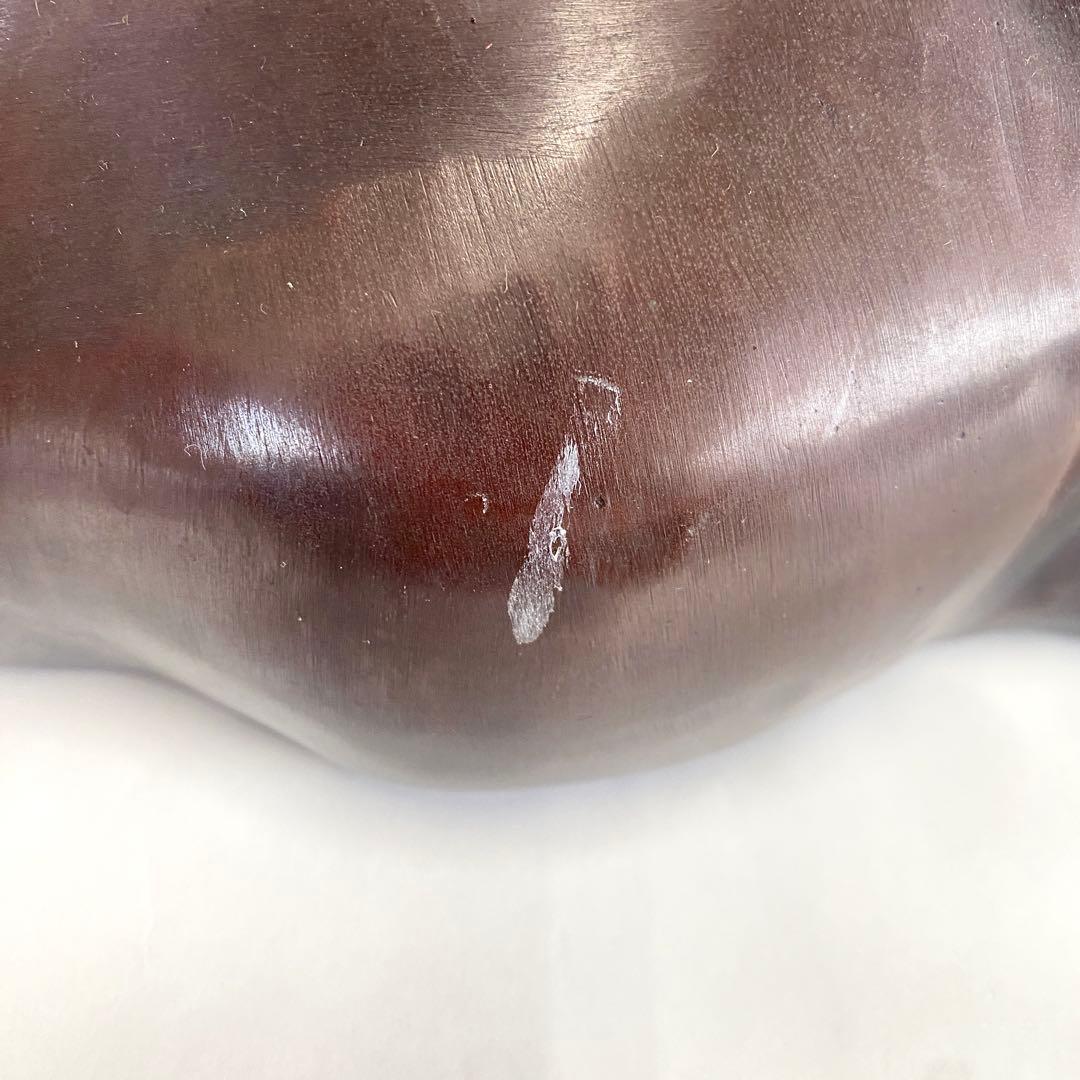 A42 専用 秀山 銅 闘牛 骨董品 オブジェ アンティーク 置物 5.2kg