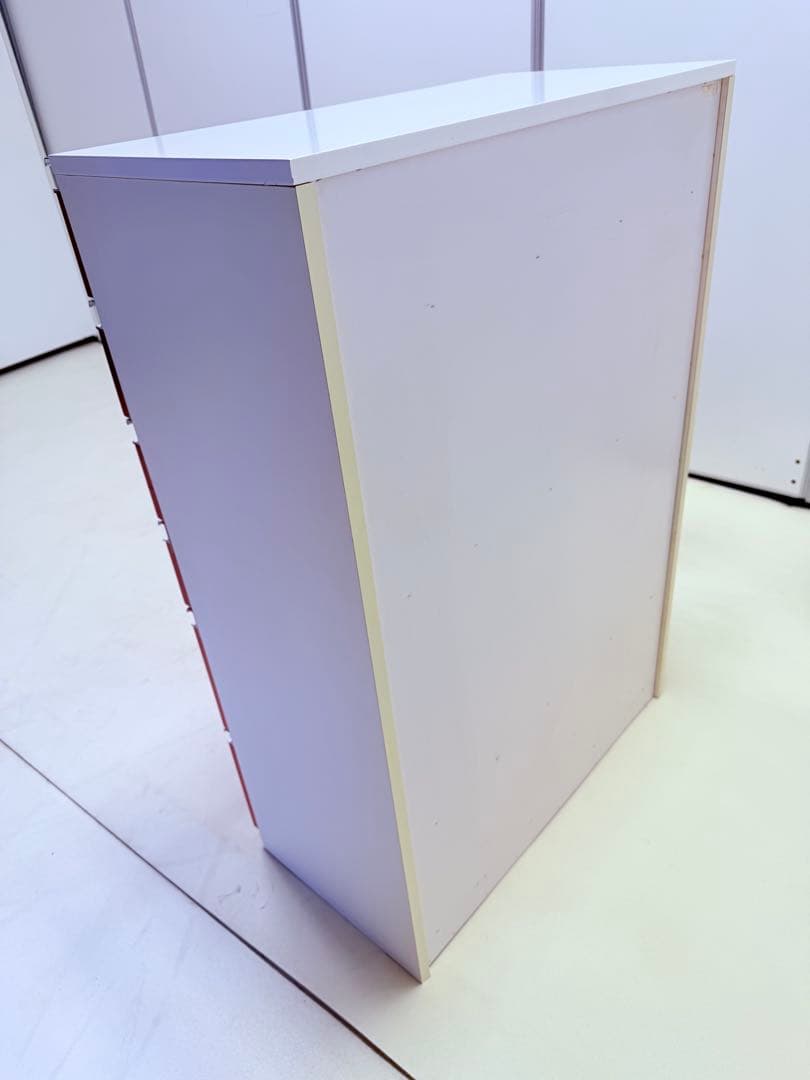 赤い7段チェスト 収納タンス チェスト・キャビネット