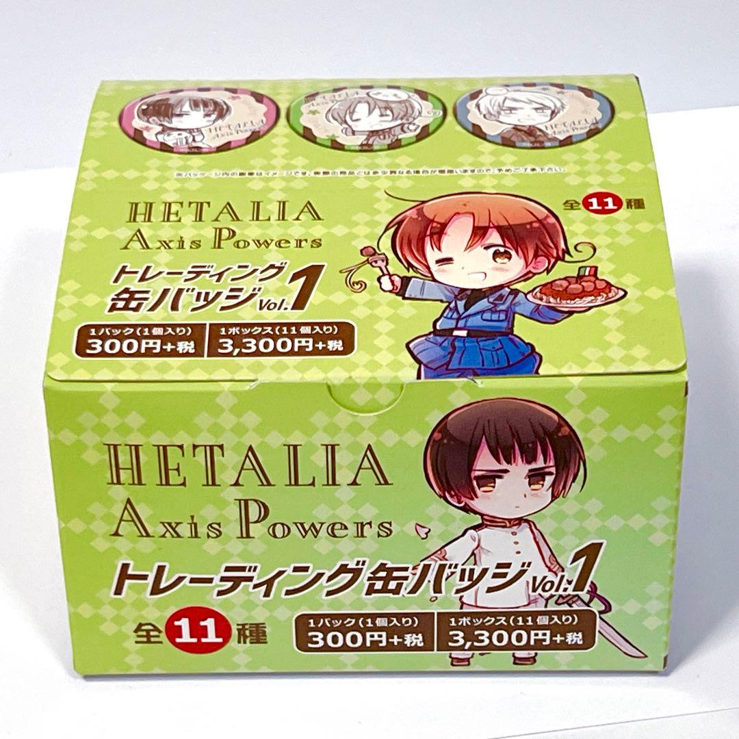 【BOX全11種】ヘタリア トレーディング缶バッジ コンプリートBOX カナリア