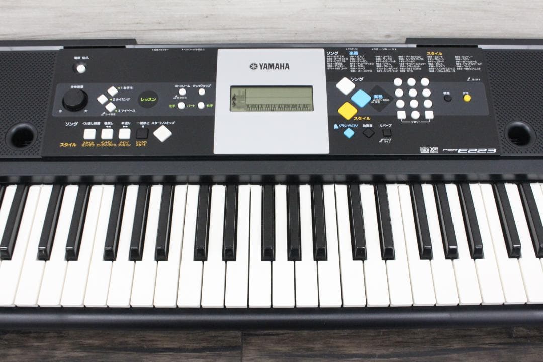 ▲良品 YAMAHA/ヤマハ 電子ピアノ PSR-E223