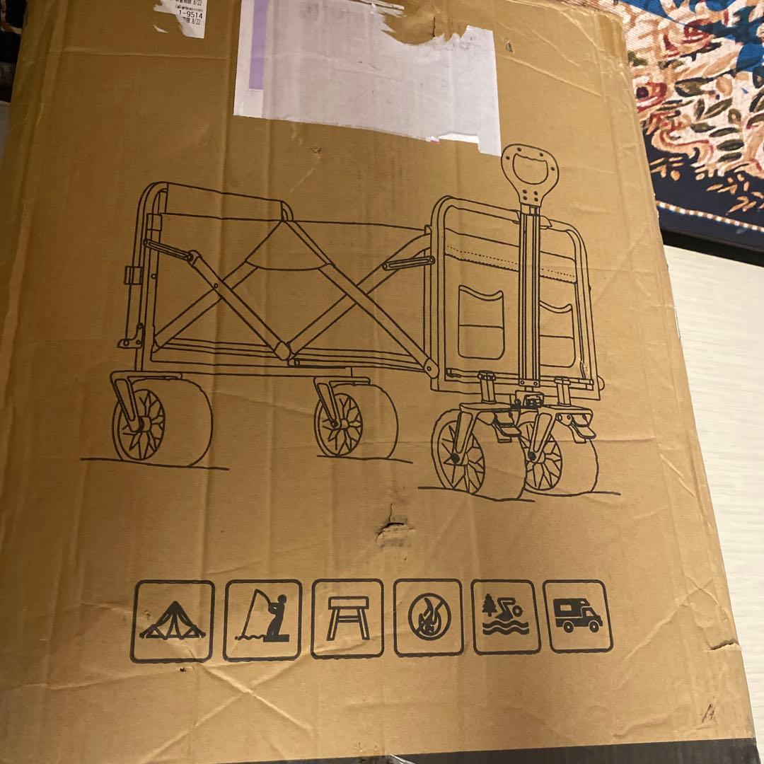 井*か様 キャリーワゴン 300L大容量 長物対応 後部展開可 耐荷重250kg