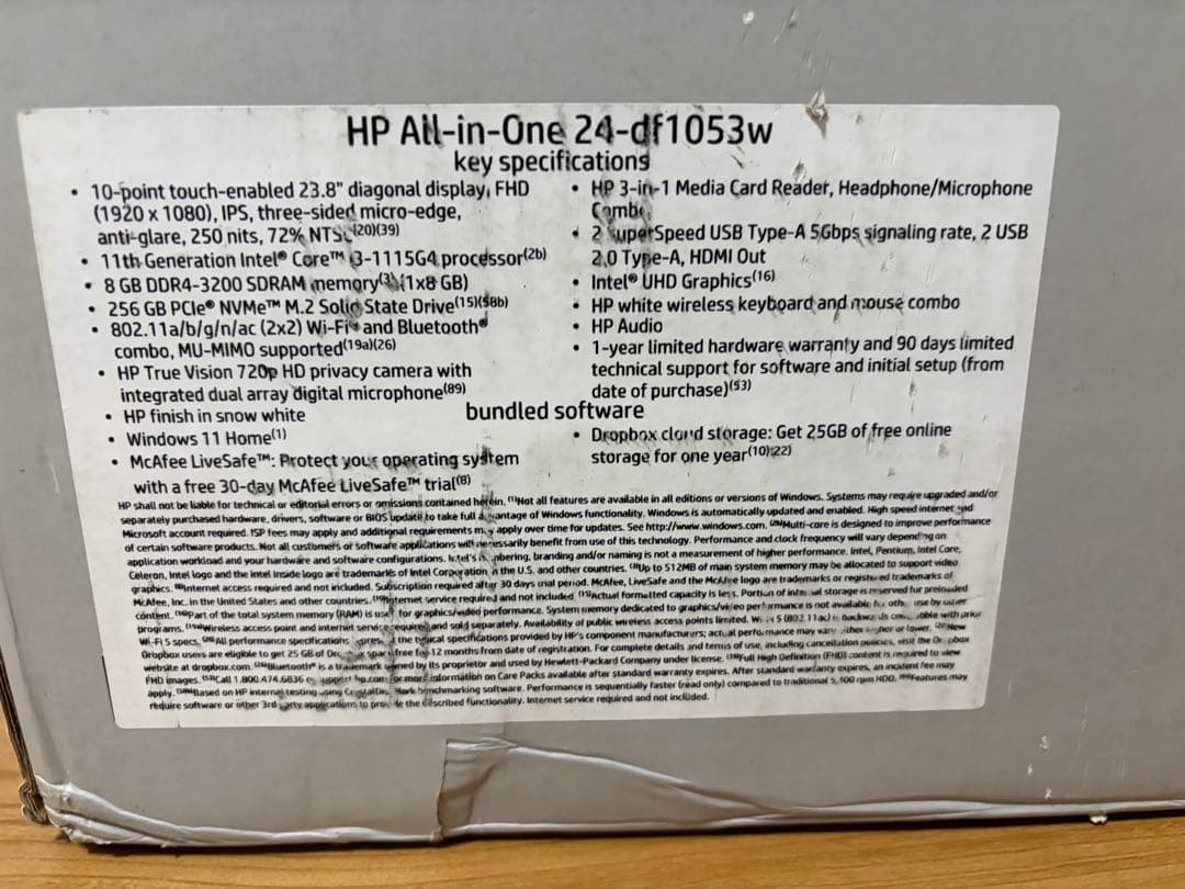 HP 24インチ タッチオールインワン PC