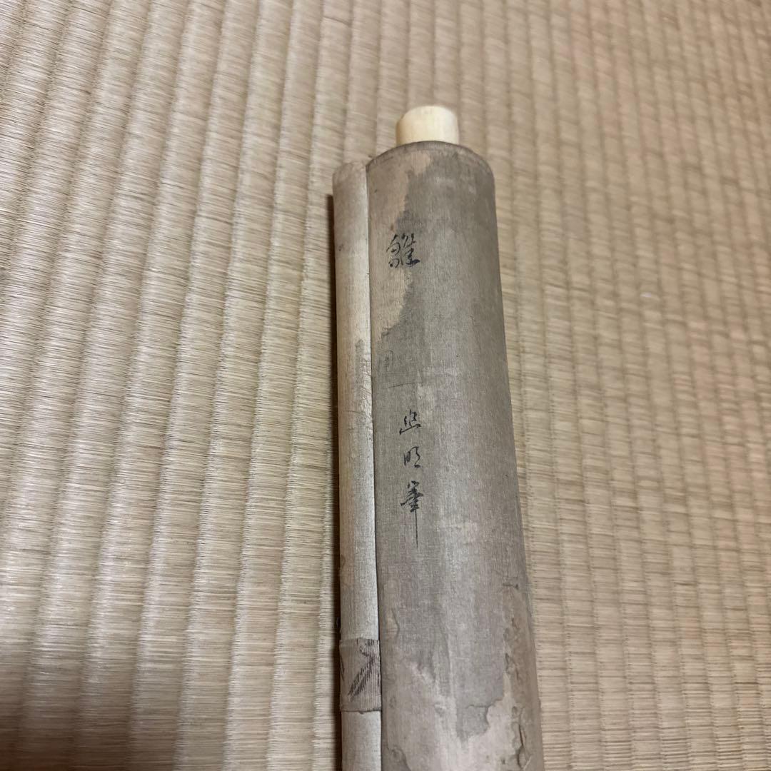 掛軸 共箱 桃の節句 雛人形 ひな祭り 行事 祝　アンテーク