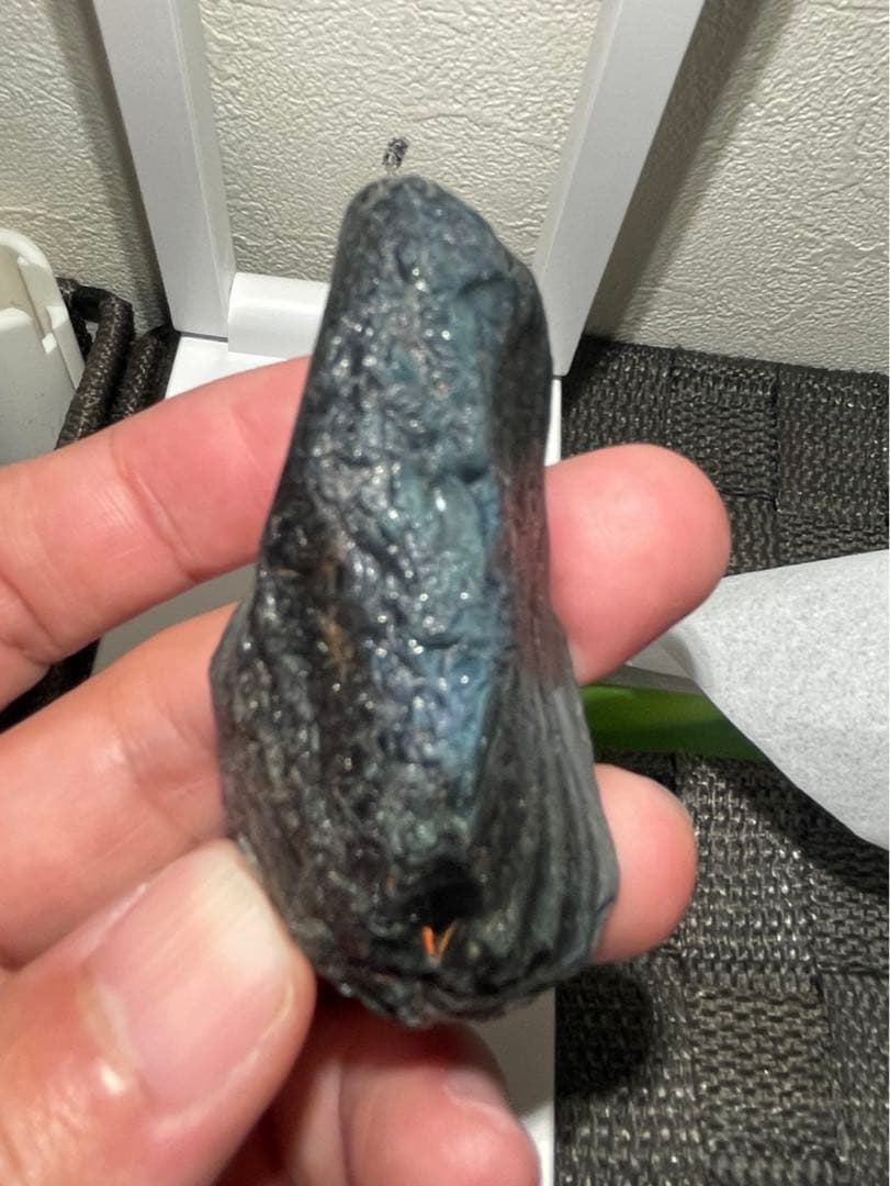 研磨品　十勝石玲瓏　パステルカラーレインボーオブシディアン