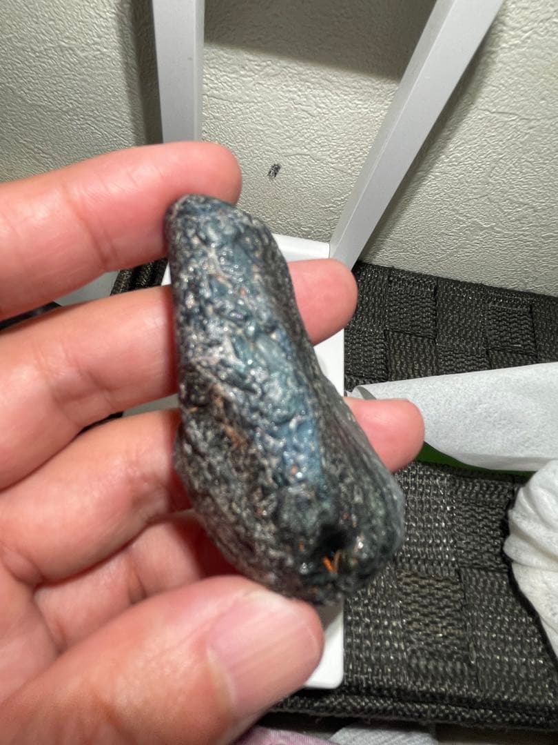 研磨品　十勝石玲瓏　パステルカラーレインボーオブシディアン