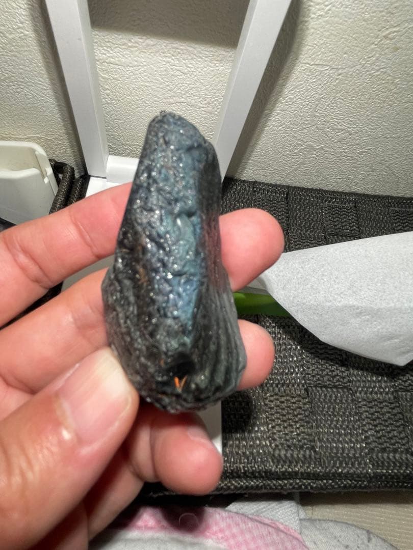 研磨品　十勝石玲瓏　パステルカラーレインボーオブシディアン