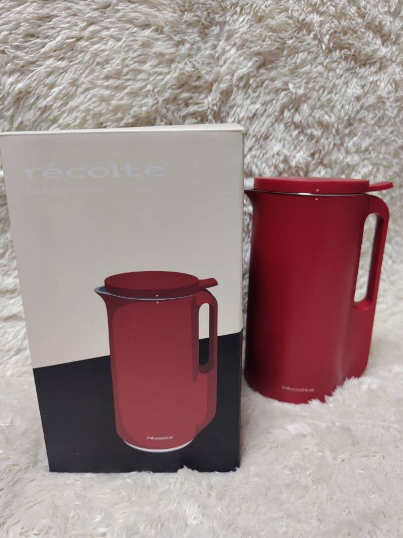 ★recolte ソイ&スープブレンダーレッド 新品・未使用品★