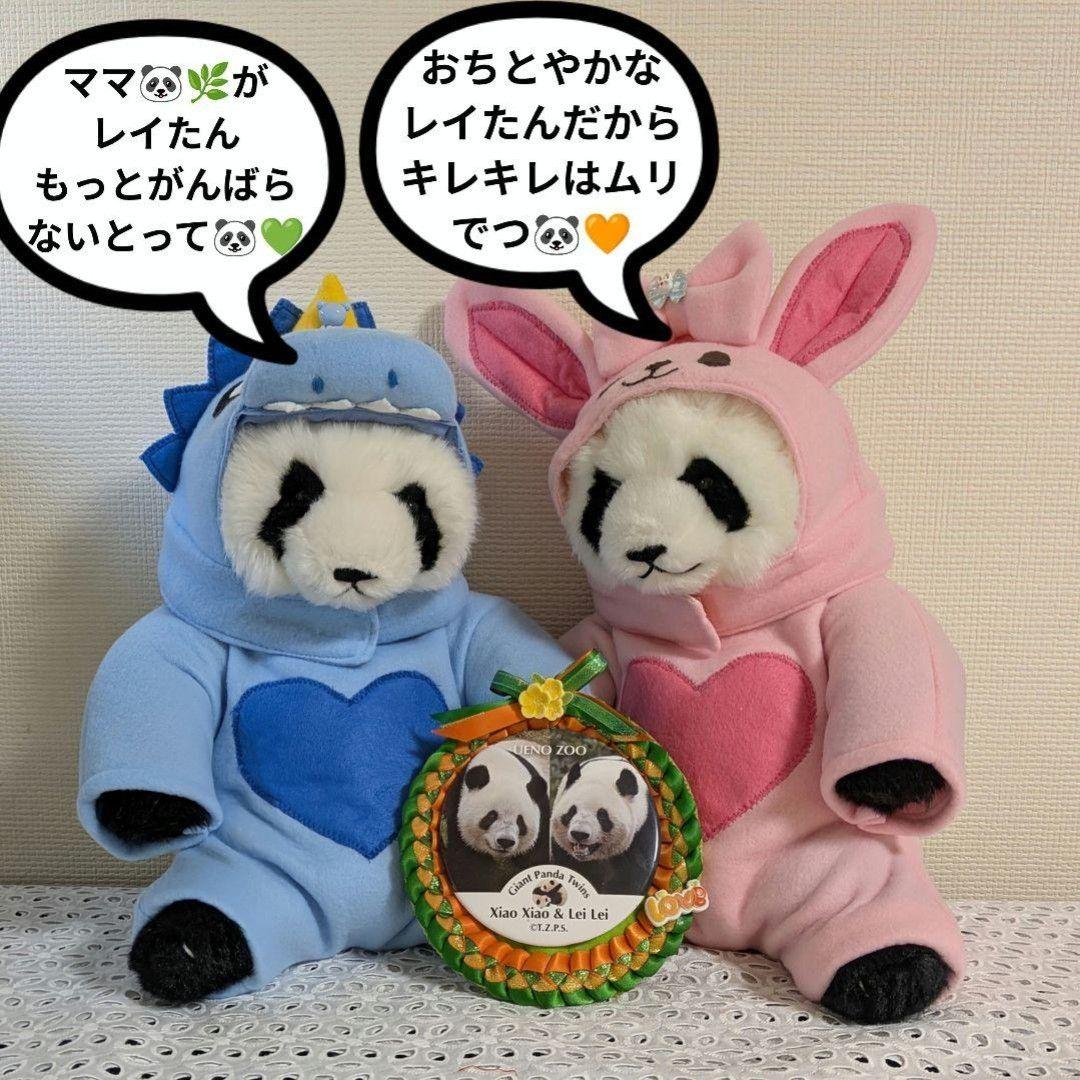 【シャンシャン様オーダー】だっこシャオレイ♡怪獣うさぎ変身コスチュームセット