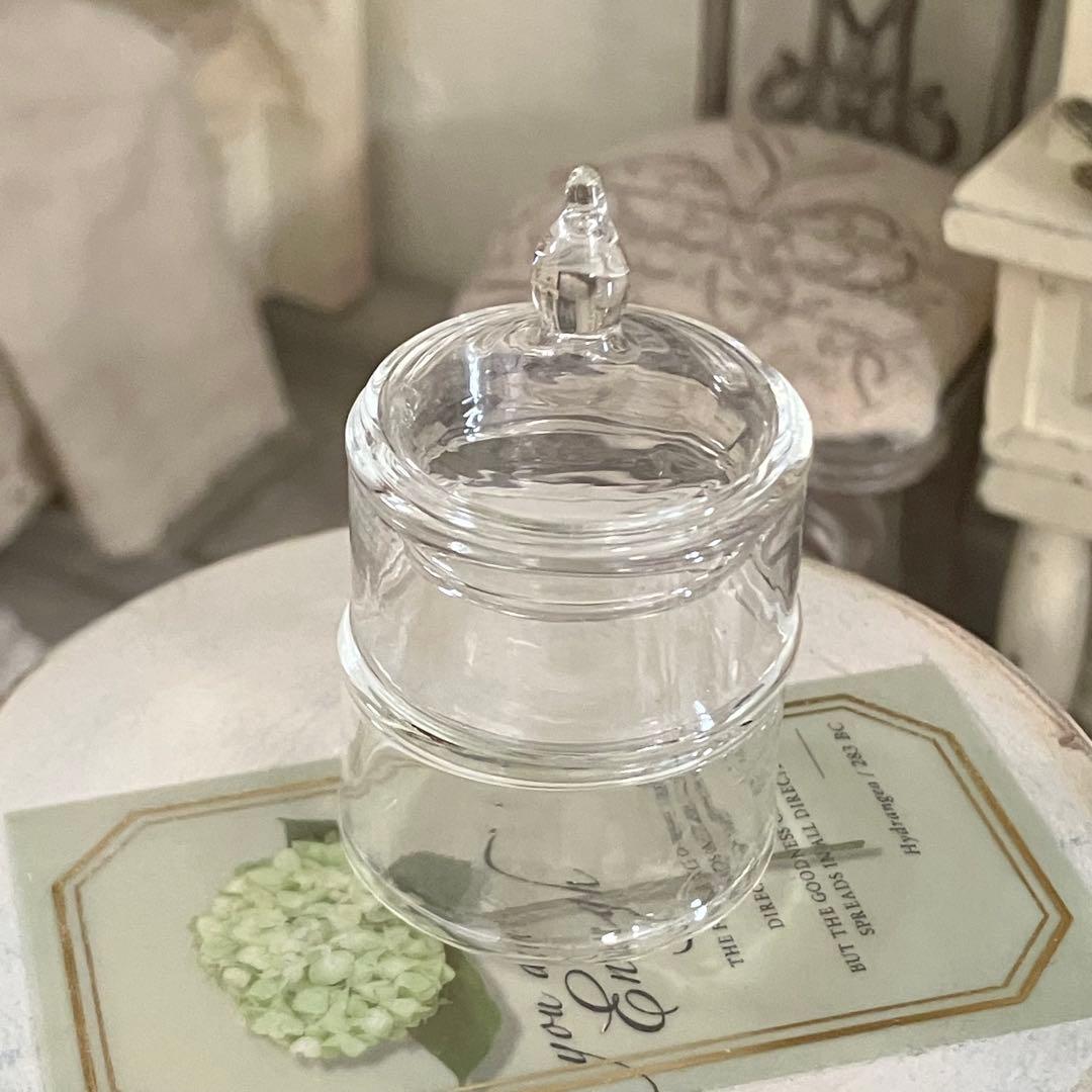 専用ページ　ミニチュアキッチン雑貨　トレイ4点セット　ブラックA、ガラス瓶