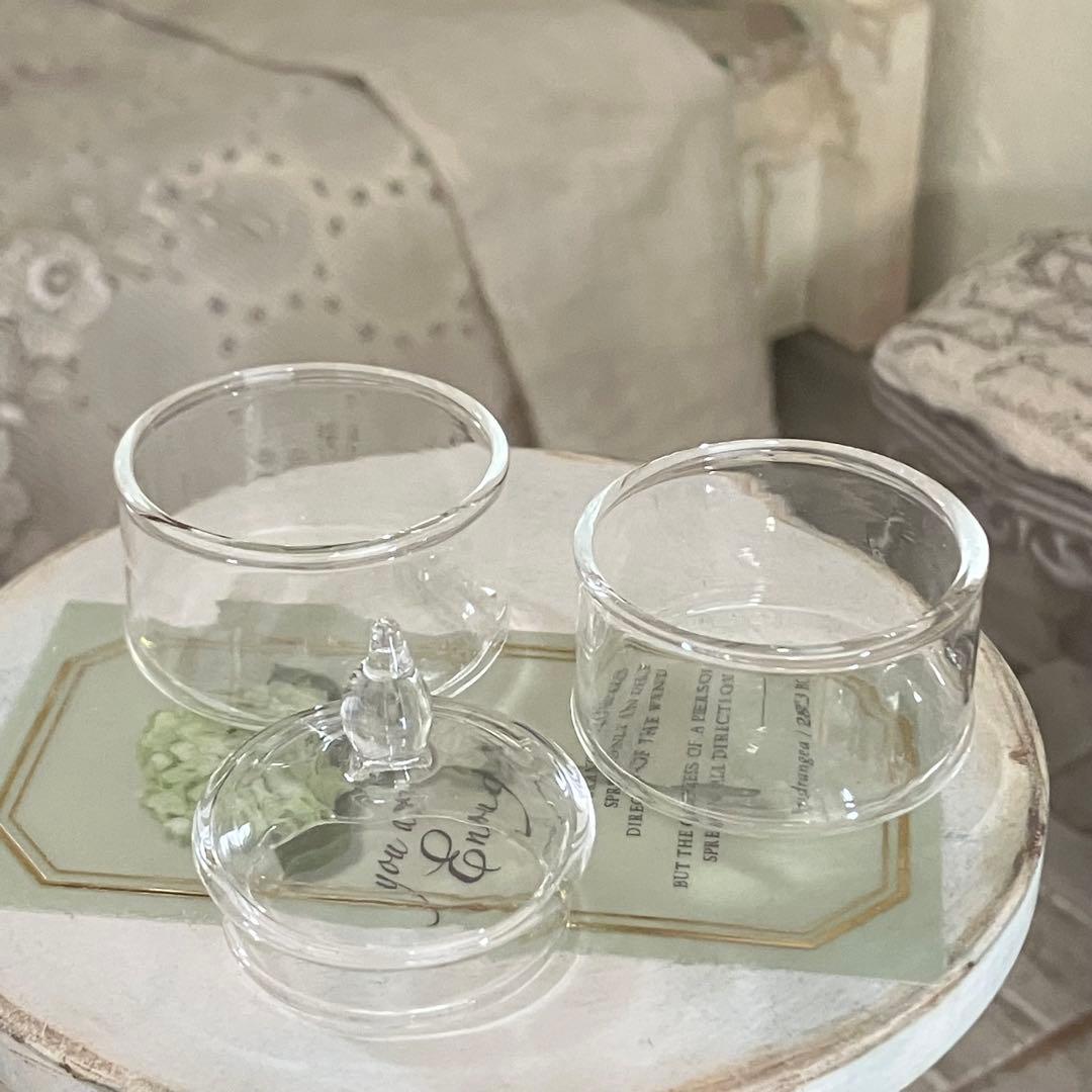 専用ページ　ミニチュアキッチン雑貨　トレイ4点セット　ブラックA、ガラス瓶