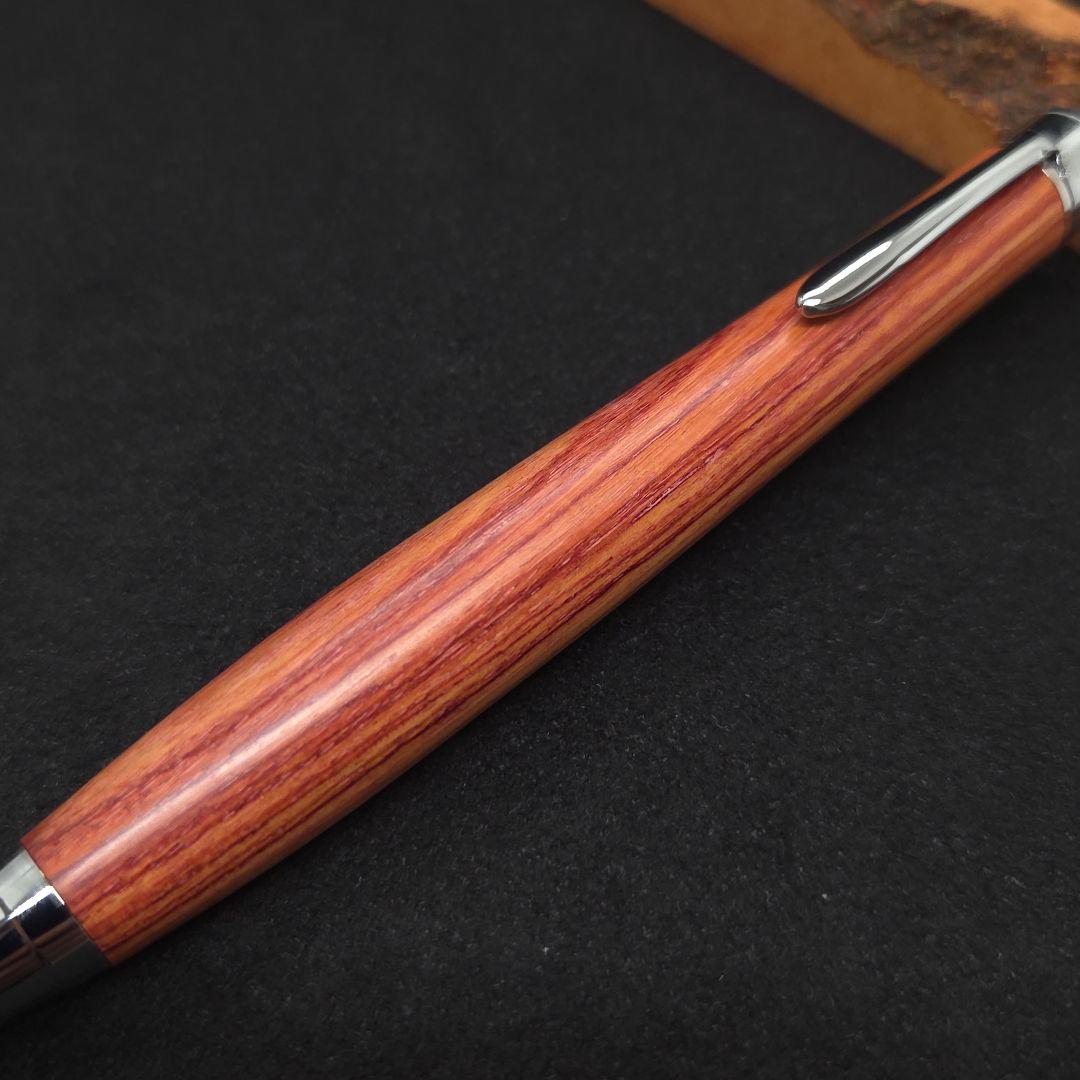 ④ハンドメイド木軸シャーペンチューリップウッド