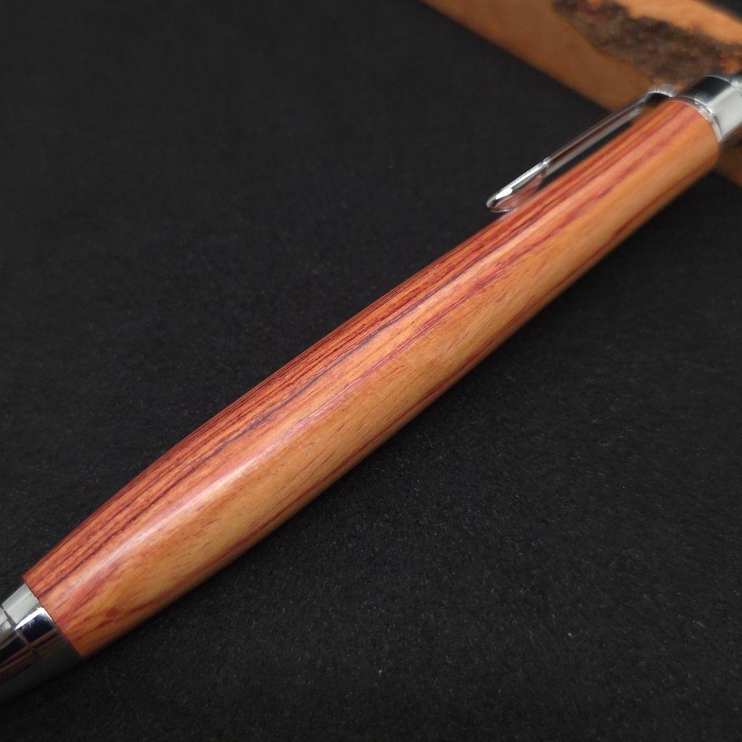 ④ハンドメイド木軸シャーペンチューリップウッド