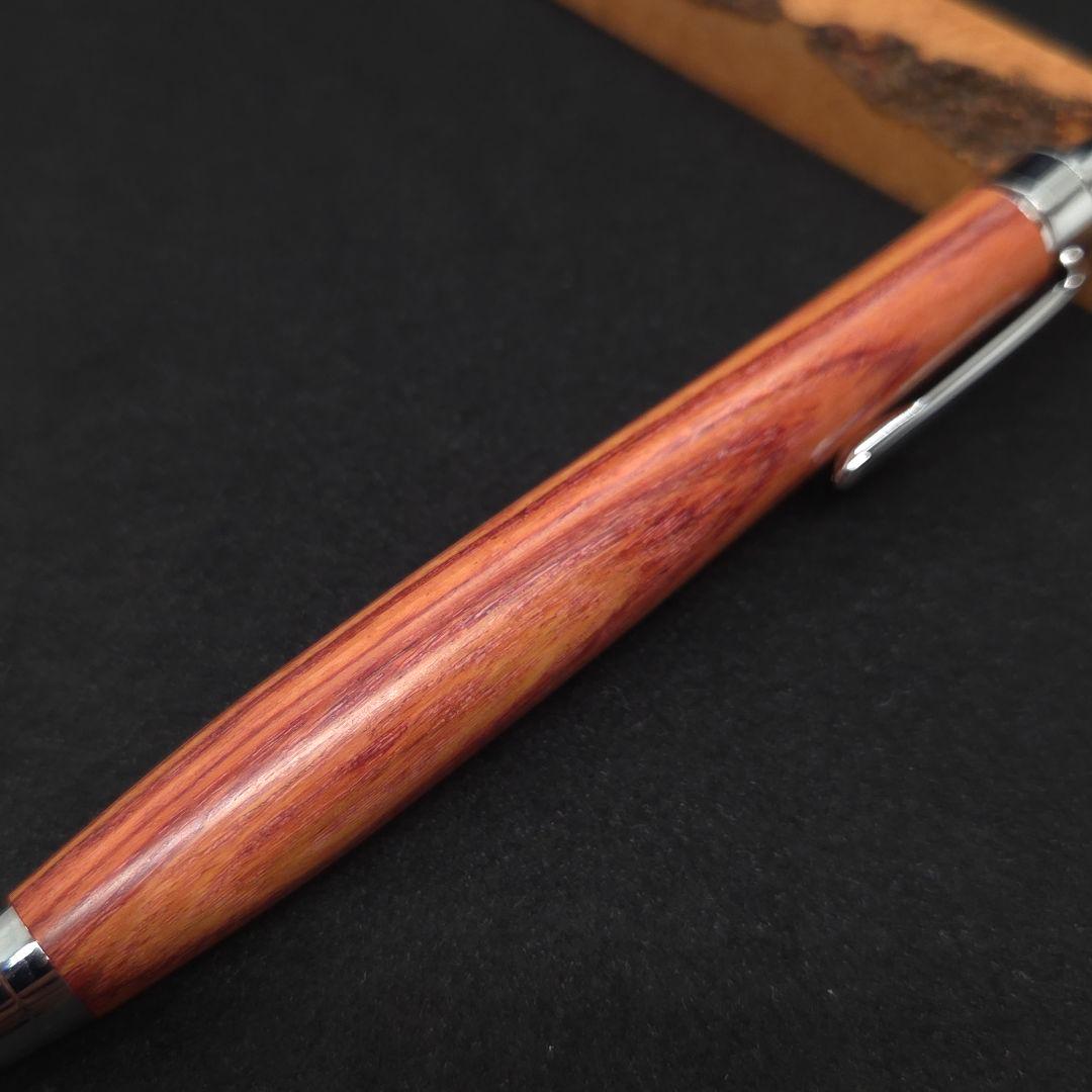 ④ハンドメイド木軸シャーペンチューリップウッド