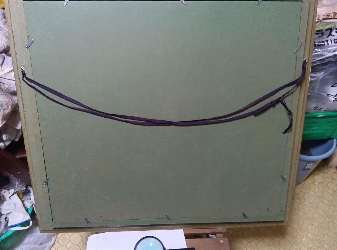 坂口国男の直筆油彩F10号です写真14枚です