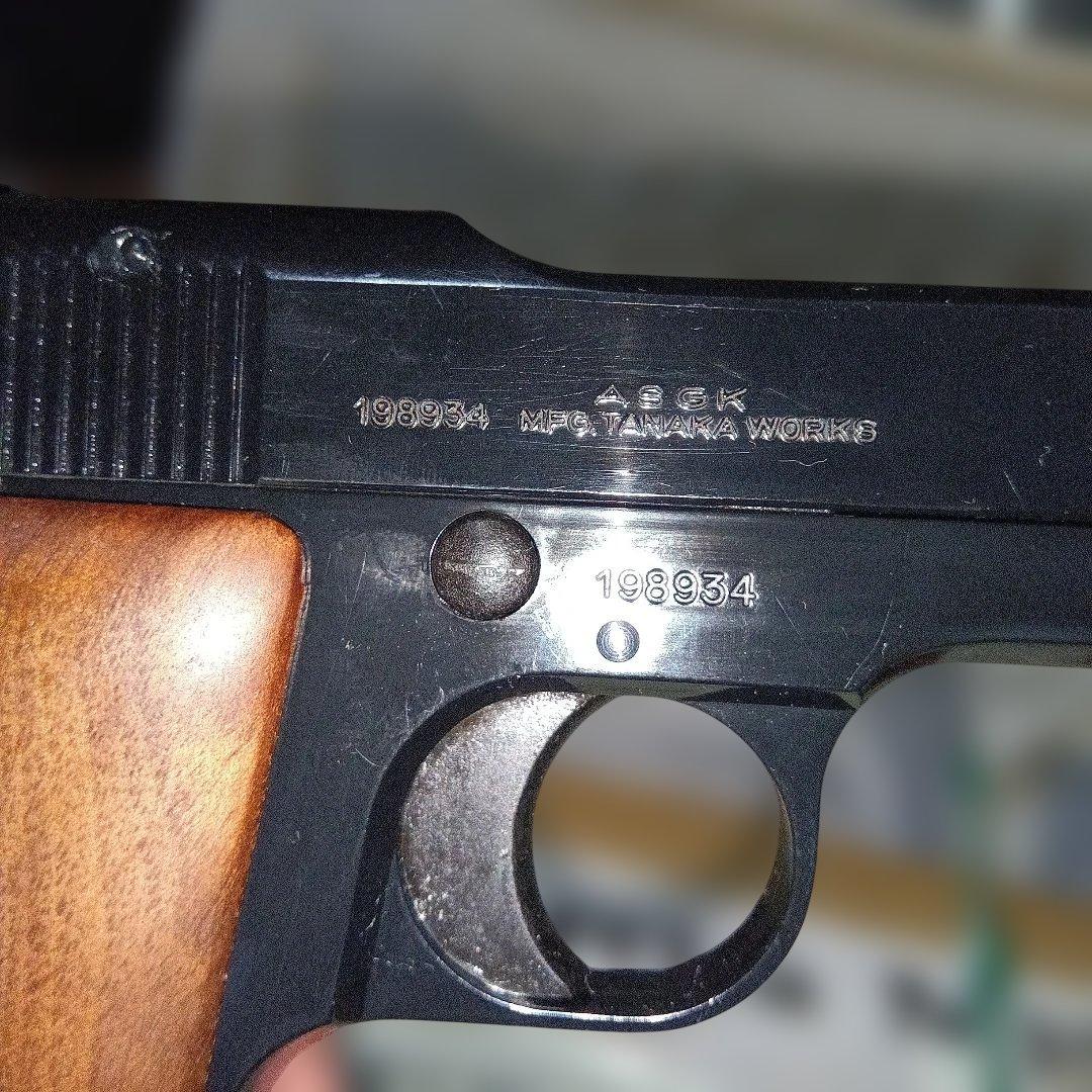 タナカ ワークス　ベレッタ M1934 ブローバック　木製グリップ