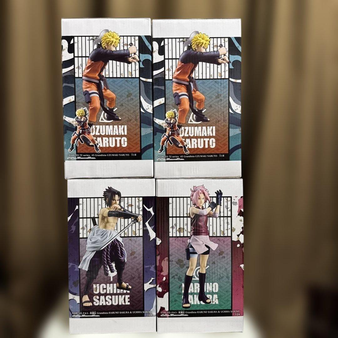 NARUTO-ナルト- Grandista フィギュア　4体セット