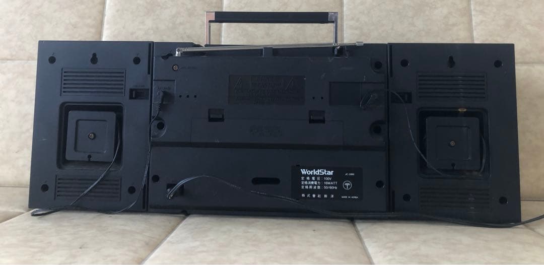 ラジオ・コンポ WorldStar JC-3300(G38)
