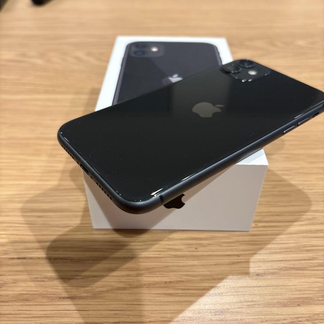 週末値下げ‼️Apple iPhone11BLACK 256GB 【液晶に黒い線】