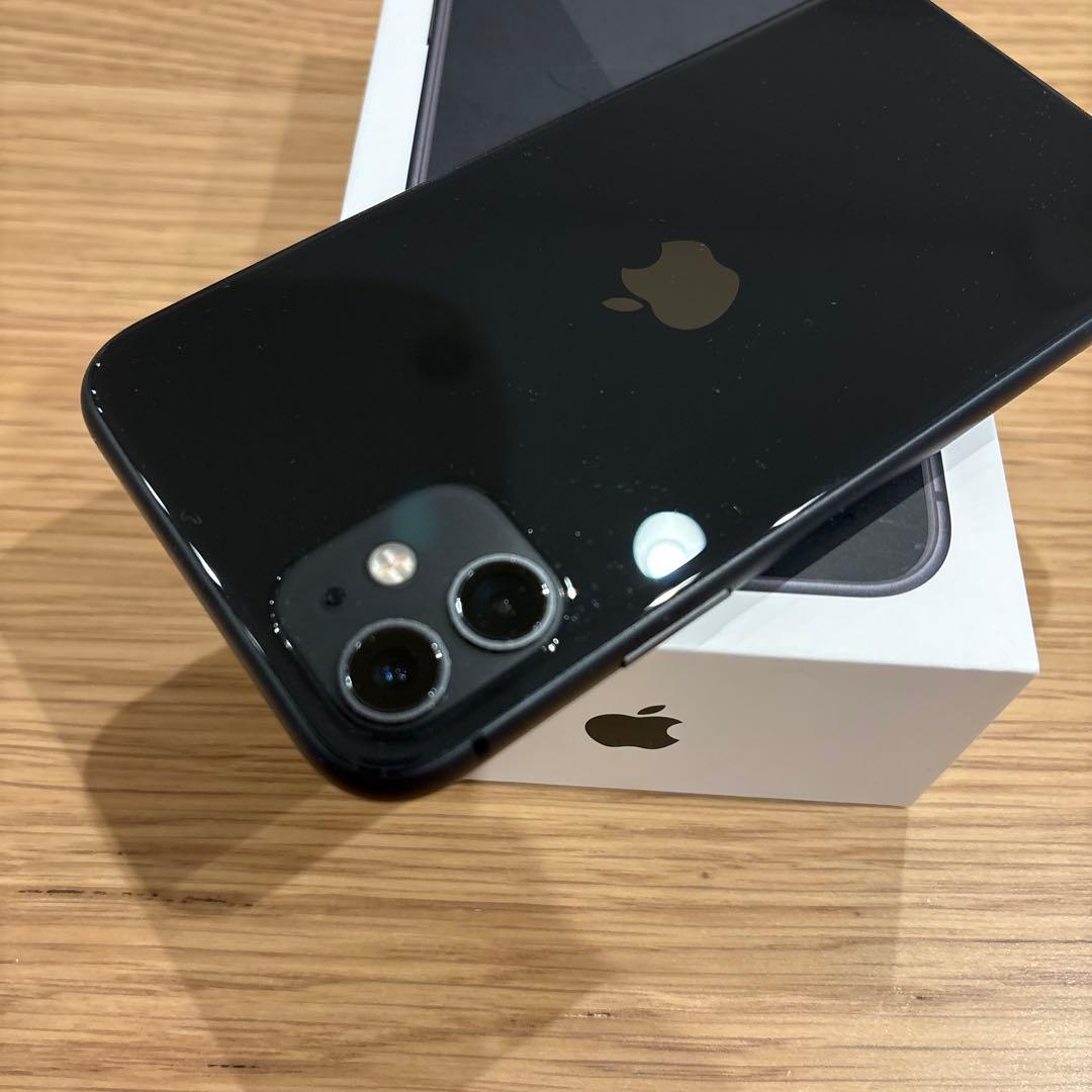 週末値下げ‼️Apple iPhone11BLACK 256GB 【液晶に黒い線】
