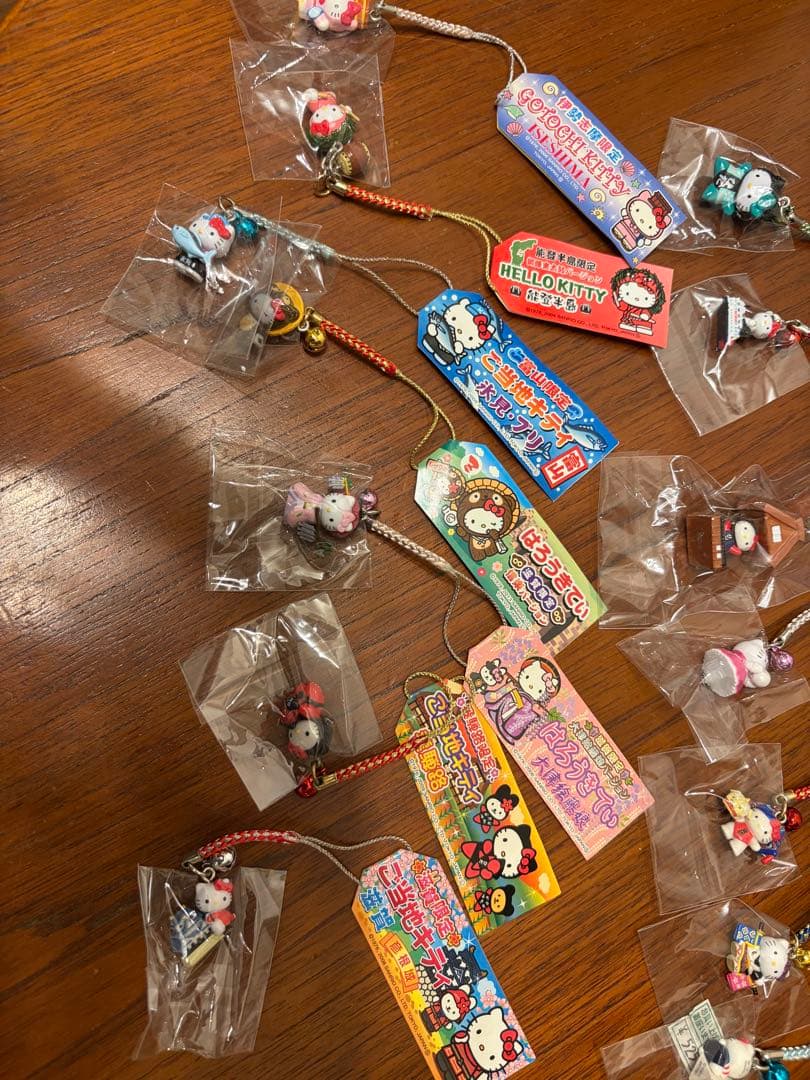 ご当地キティ　根付けストラップ