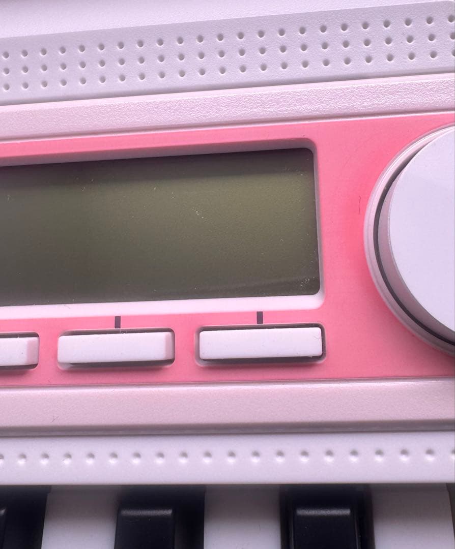 CASIO LK-320 光ナビゲーションキーボード 譜面台、マイク付き