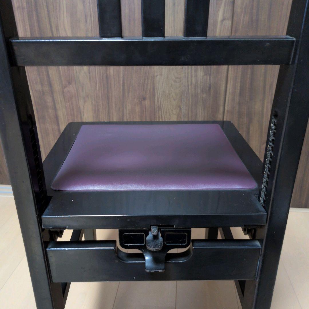 お天道さま　トムソン椅子　ピアノ椅子　背もたれ椅子