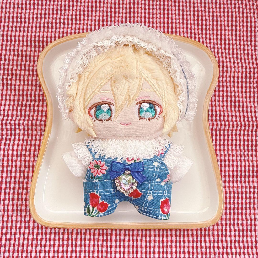 いつぬいサイズ☆ブルー×チューリップ柄♡3点set☆あんスタぬい服