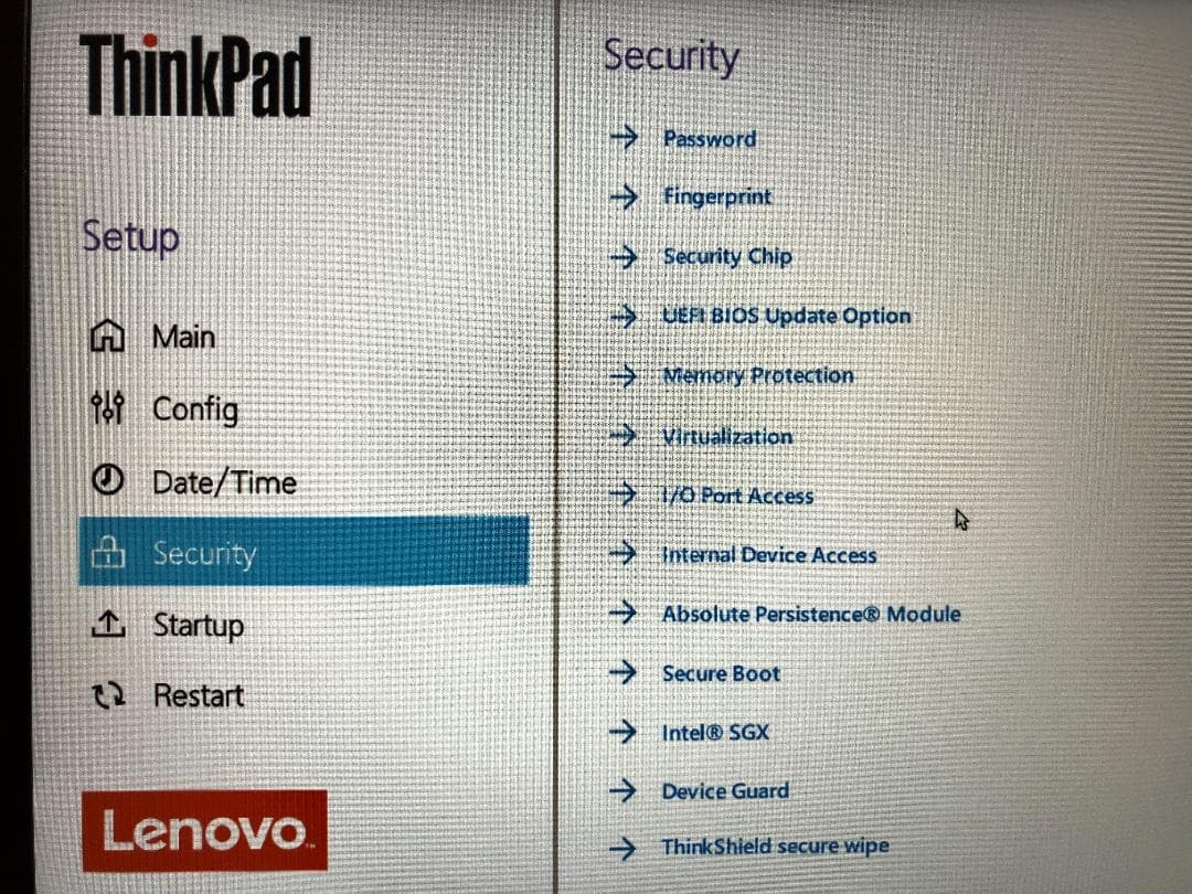 Thinkpad T490 Type 20N3（SSDなし）