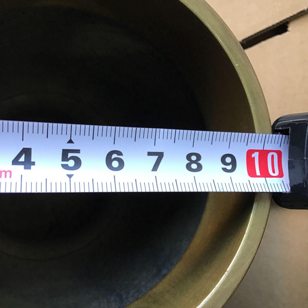 唐銅 花器 薄端　箱入り