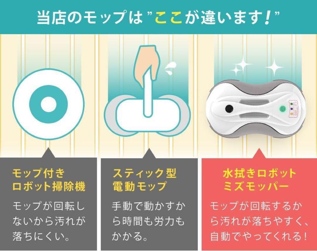 SunRuck サンルック 掃除ロボット SR-WR010-GY ミズモッパー