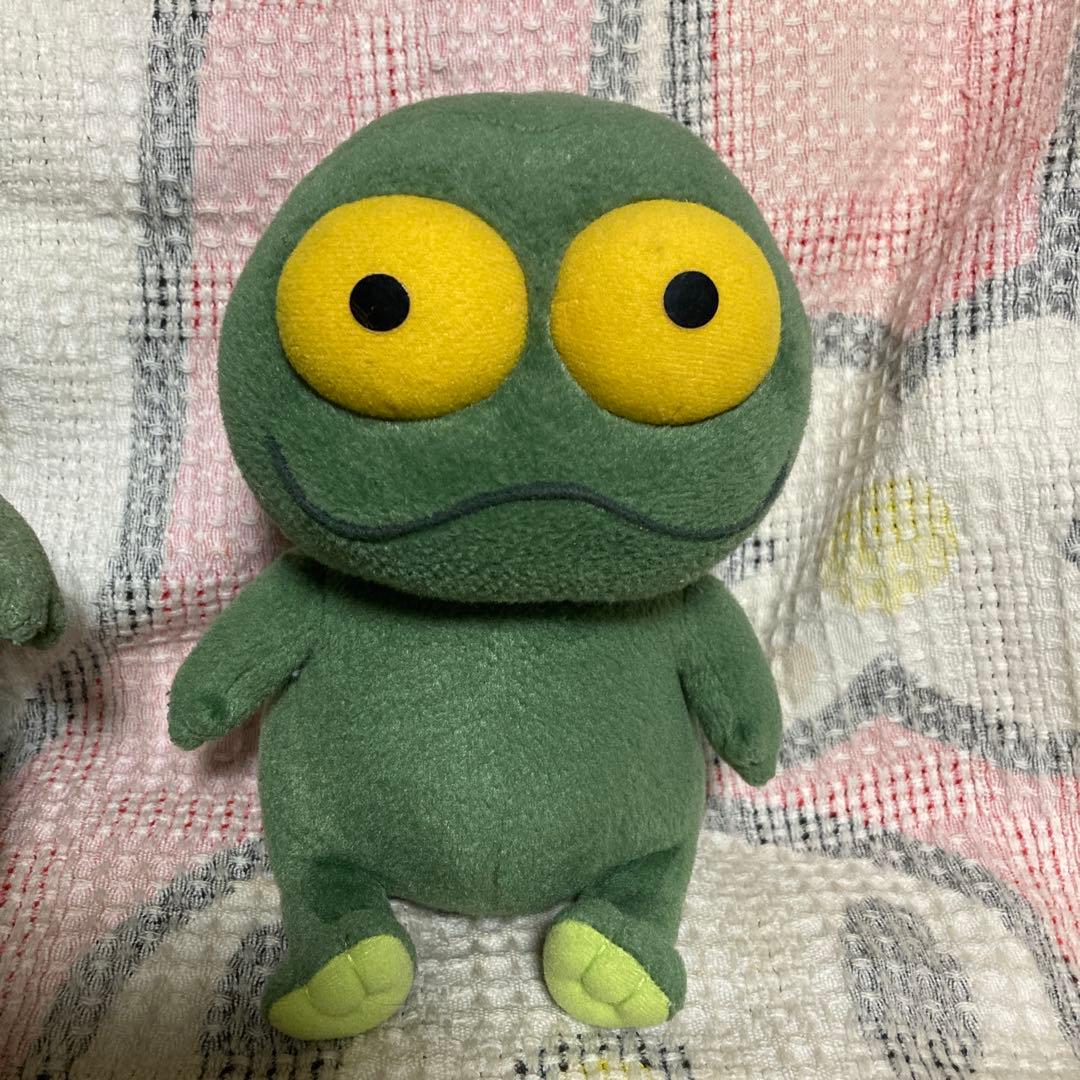 バムとケロ　ぬいぐるみ　バムS＆ケロS＆ケロM&ケロLの4コセット　中古品