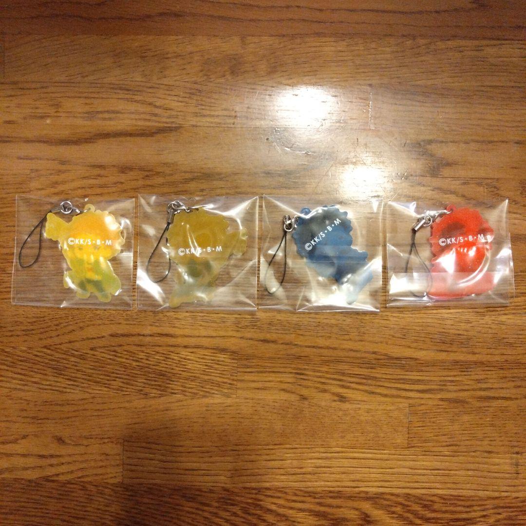 青の祓魔師　クリアラバーストラップ全7種とあしあとグラス