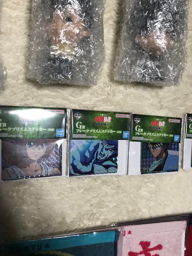 一番くじ　幽遊白書　ＡＢＣＥ＆ラストワン賞　Ｆ賞コンプリート　おまけ付き　20点