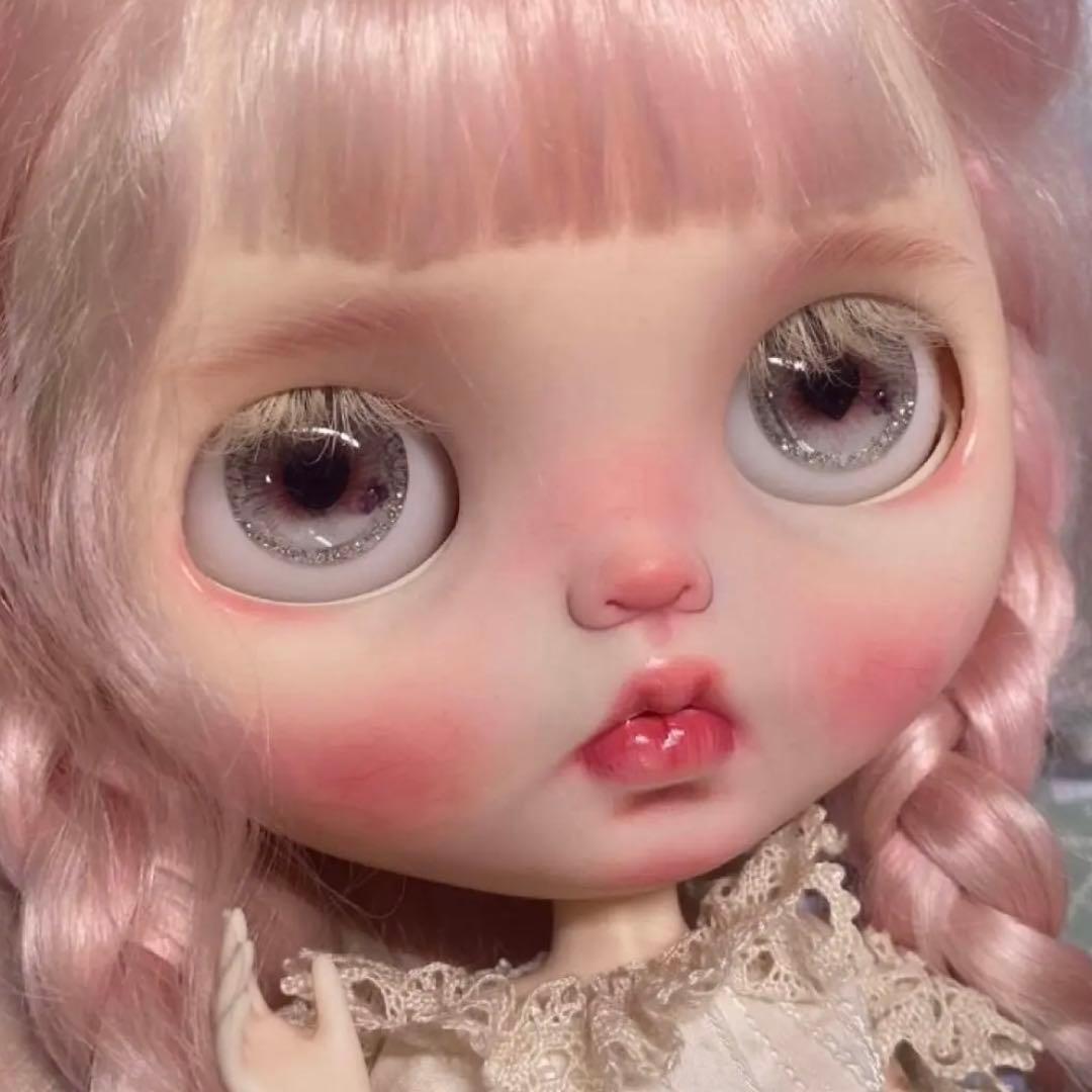 作家様カスタムブライス ピンク かわいい 少女 カスタムドール