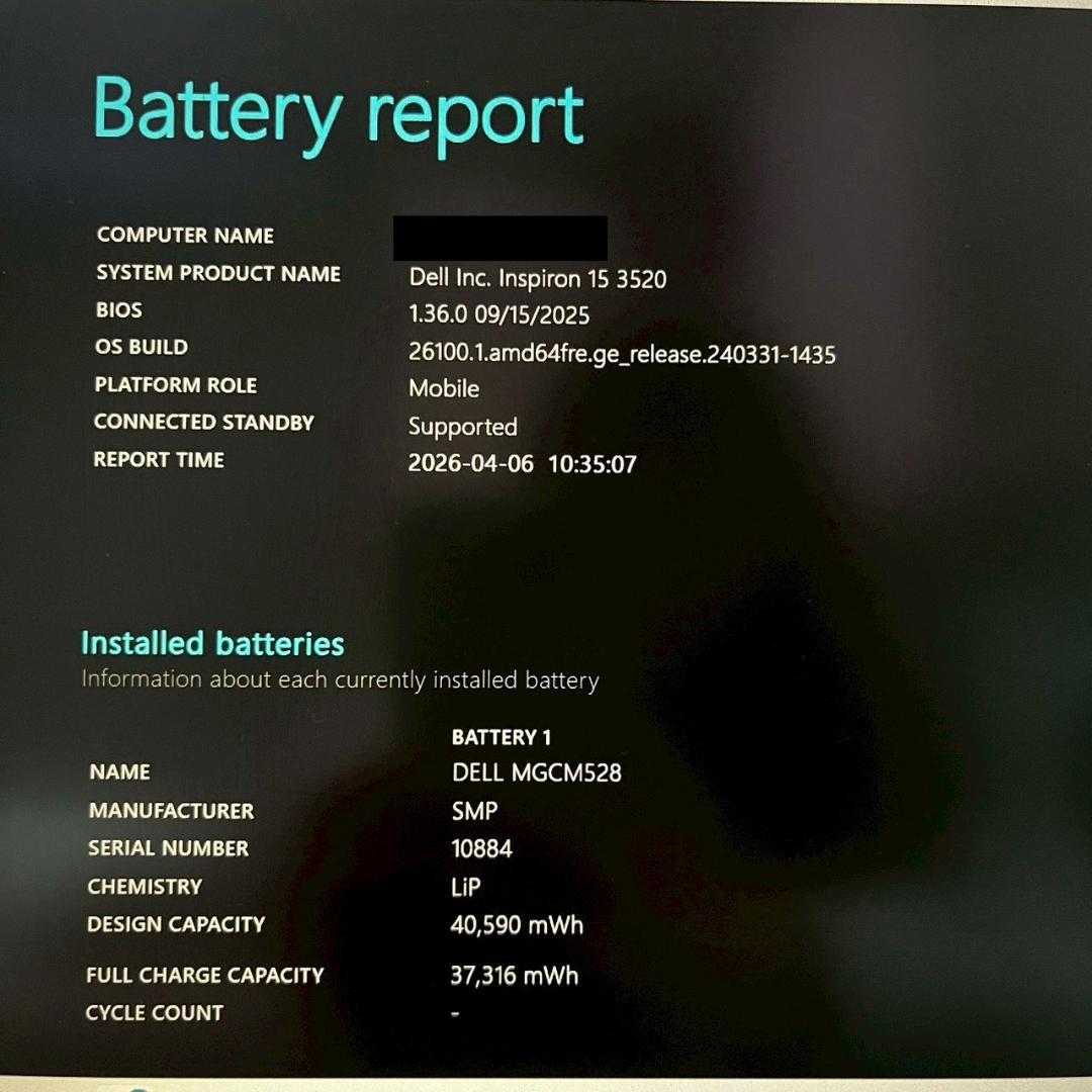 Windowsノート本体 Dell Inspiron 3520 i5-1235U 16GB/512GB