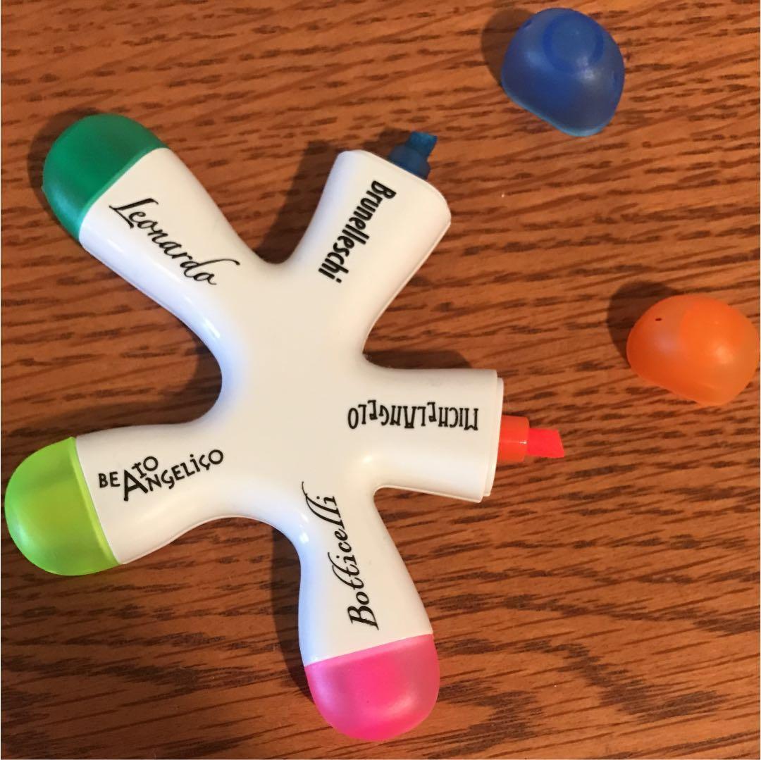 文房具 蛍光ペン 海外土産 イタリア