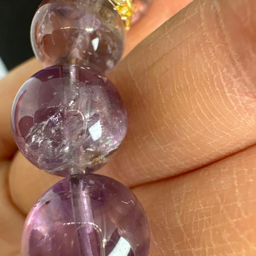 ＊蓮華様おまとめ＊シトリン　ハート　アイリスアメジスト　虹　ブレスレット