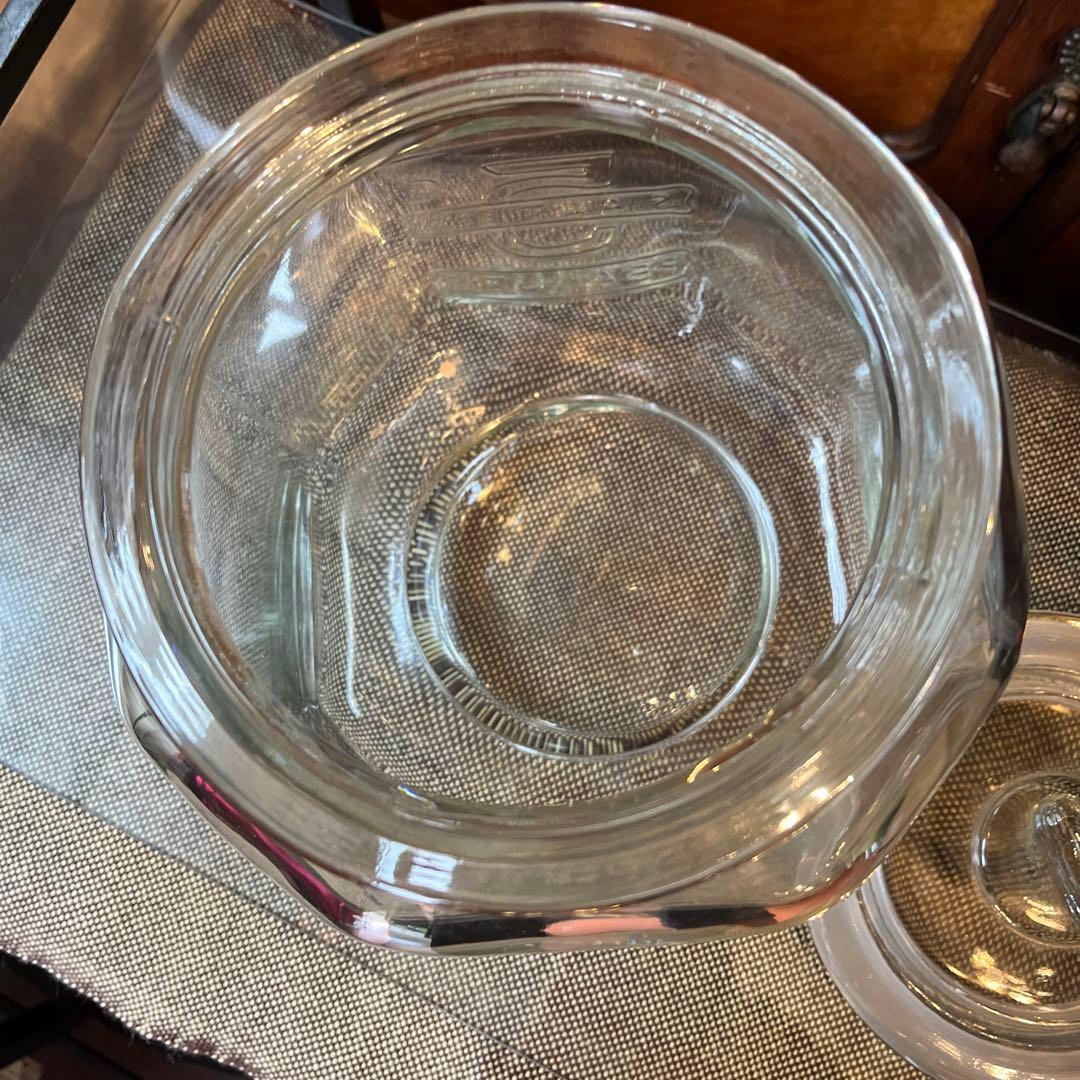 ウ”インテージ感溢れるピーナッツ柄付き大型ガラス瓶