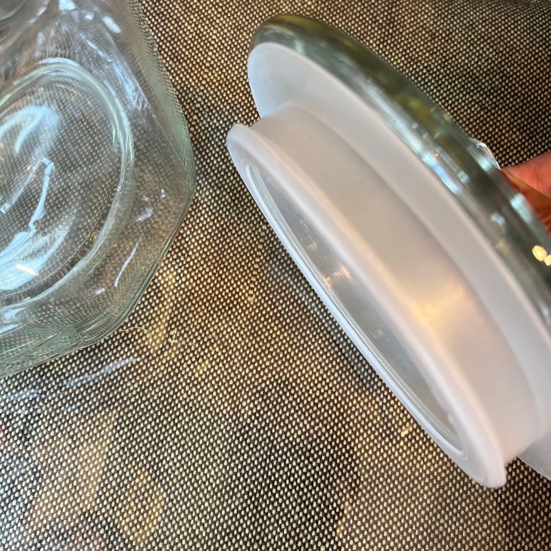 ウ”インテージ感溢れるピーナッツ柄付き大型ガラス瓶