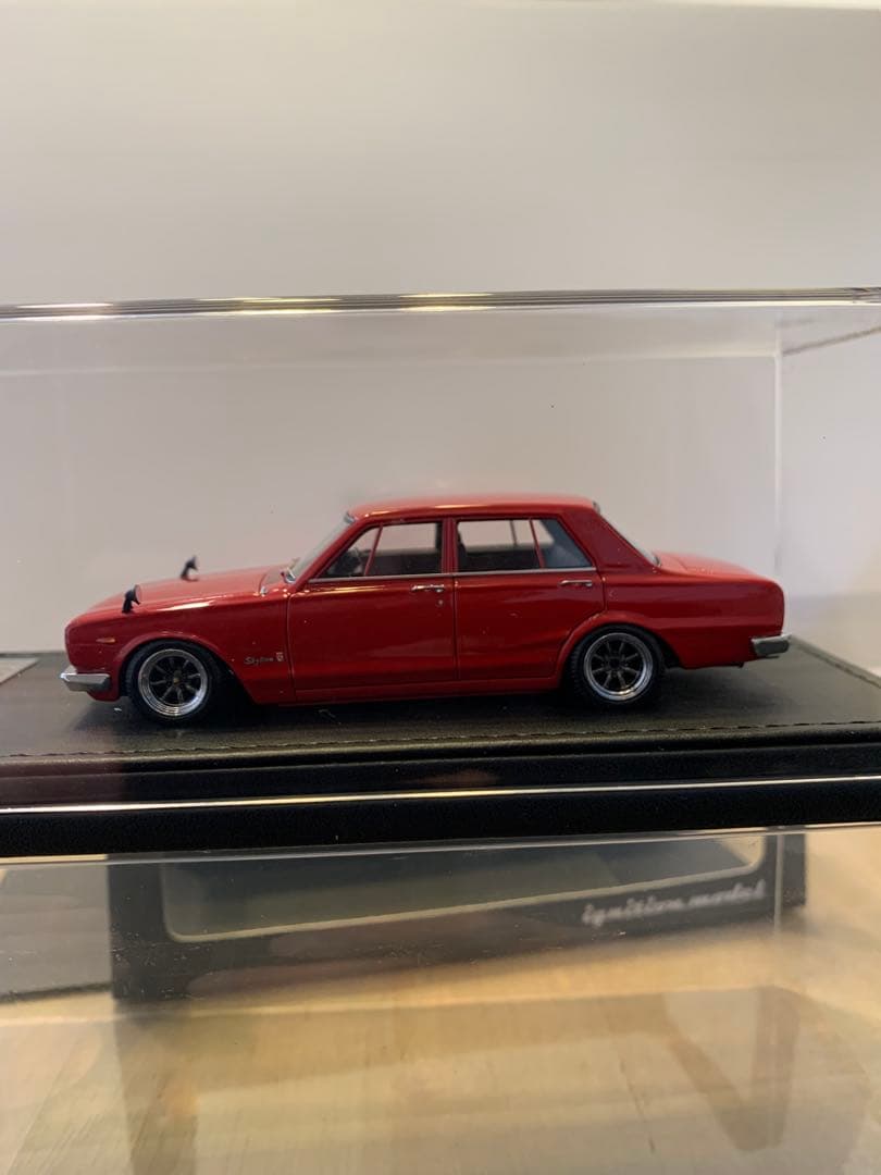 イグニッションモデル　1/43 スカイライン　GT-R PGC10 レッド
