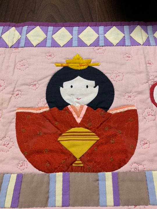 ひな祭りパッチワーク。