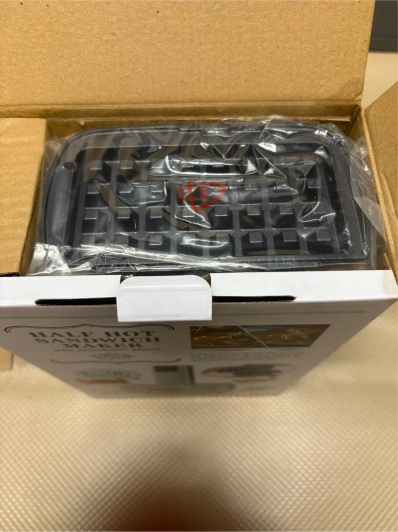 新品未使用 Toffy ハーフホットサンドメーカー プレート交換式 K-HS5