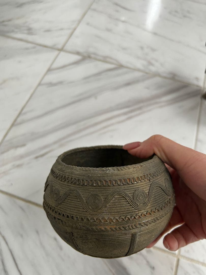 インド製 伝統的な香炉・象の置物 アンティーク 真鍮 銅製