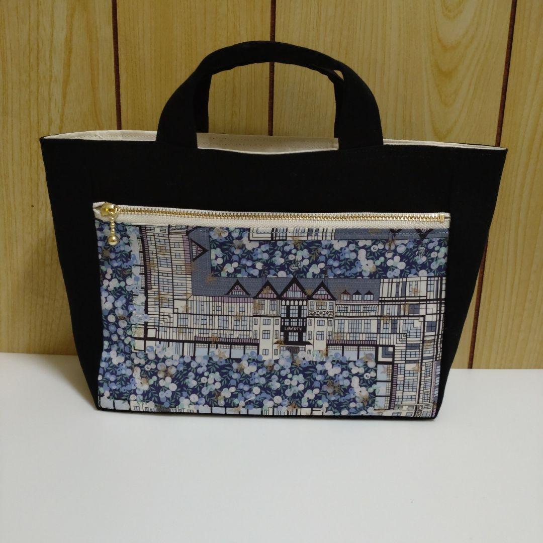 J Plusページ（リバティ生地を使ったバッグインバッグ6点）